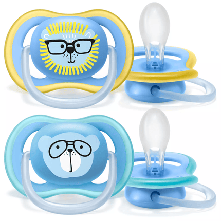 Philips Avent Speen Ultra Air 18m+ 2st Blauw - Philips Avent - Babywinkel - 8710103896210