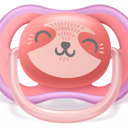 Philips Avent Speen Ultra Air 18m+ 2st Giraf Luiaard - Philips Avent - Babywinkel - 8710103896159