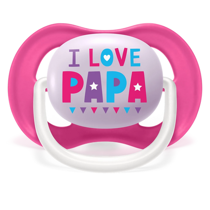 Philips Avent ultra air fopspeen I Love Papa - Babywinkel - 8710103949275