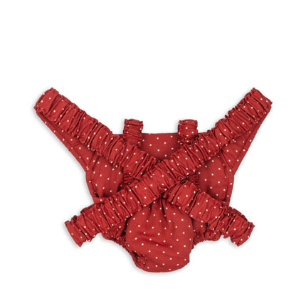 Poppendraagzak Fraise Dot koop je bij Babywinkel