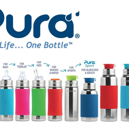 Pura Flesvoeding Accessoire Silicone Speen Fast Flow 2st - Pura - Babywinkel - 897261002832