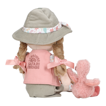 <tc>Little Dutch</tc> Muñeca de peluche Rosa Safari