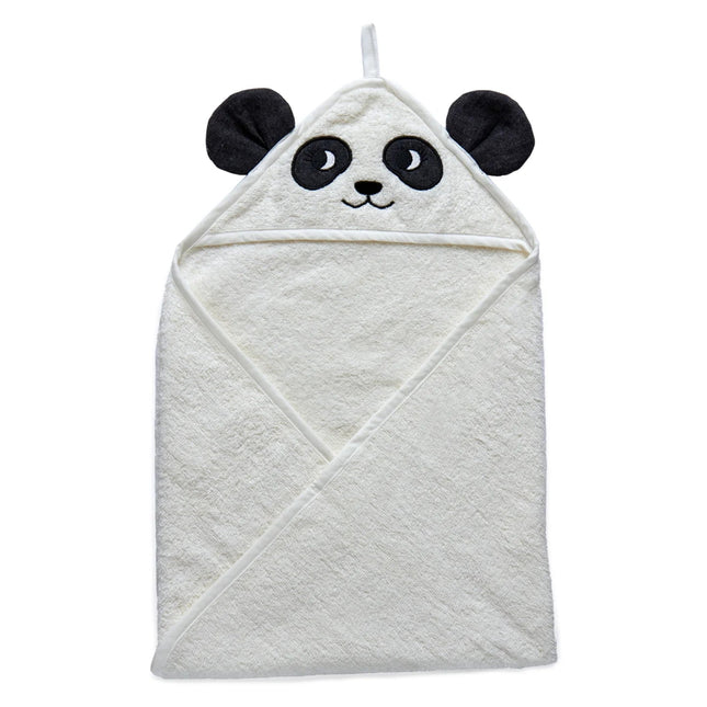 Roommate Badcape Baby Off White Panda koop je bij Babywinkel