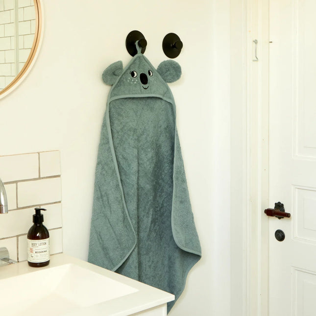 Roommate Badcape Baby Zeegrijs Koala koop je bij Babywinkel