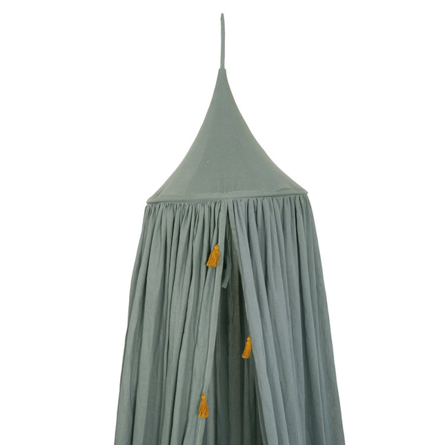 Roommate Klamboe Baby Met Tassels Sea Grey - Roommate - Babywinkel - 5713137003138