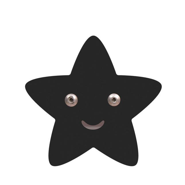 Roommate Wandhaak Ster Black koop je bij Babywinkel