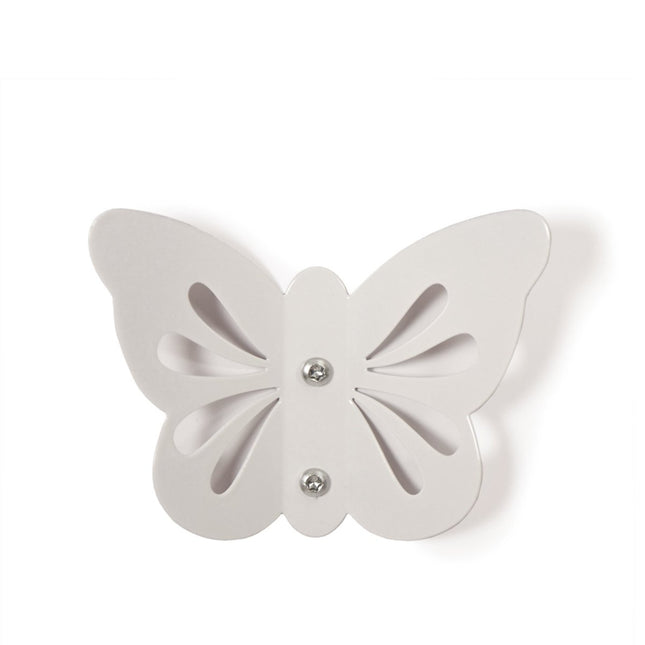Roommate Wandhaak Vlinder White koop je bij Babywinkel