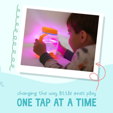 Glopals Bekertje Sensorisch met Licht Yellow koop je bij Babywinkel