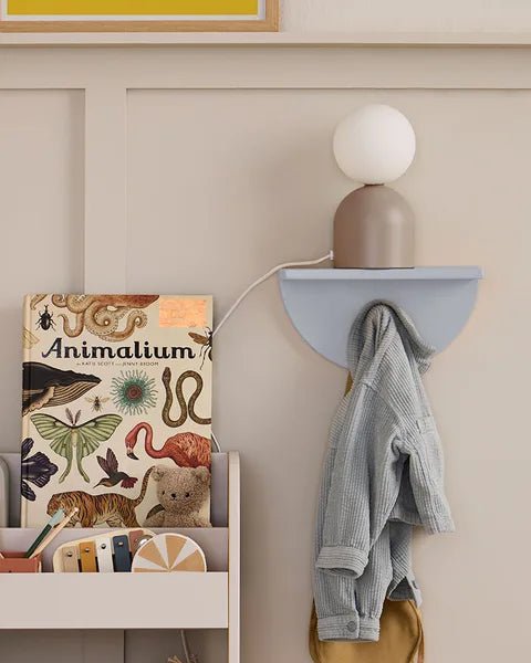 Kid's Concept Wandplank Circle Light Blue Star koop je bij Babywinkel