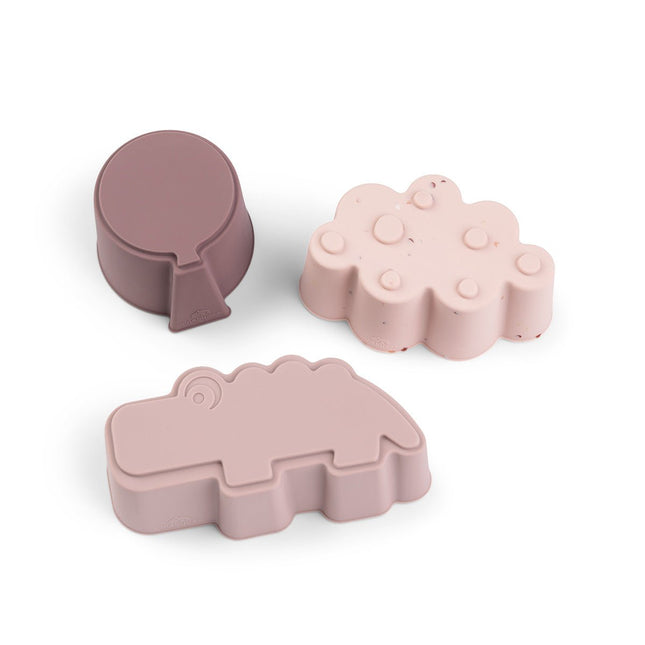 Silicone shapes 3 pcs Powder Happy clouds - Babywinkel - 5712643051978