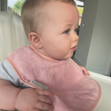 Silly Billyz Fleece Large Bibs antique pink - Babywinkel - 942101821166