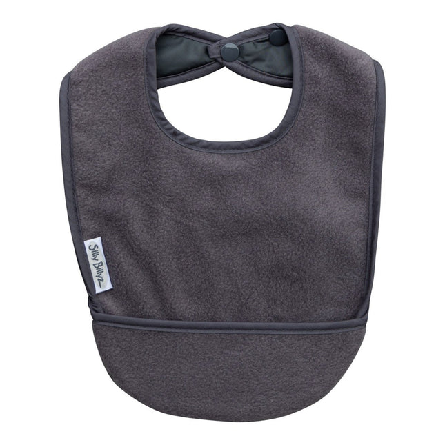 Silly Billyz Slabbetje Pocket Antraciet koop je bij Babywinkel