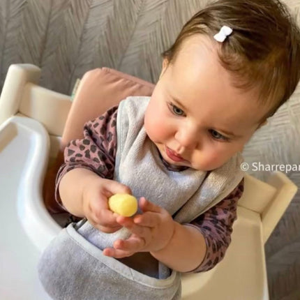 Silly Billyz Slabbetje Silly Billyz Fleece Pocket Bibs Dusty Pink koop je bij Babywinkel
