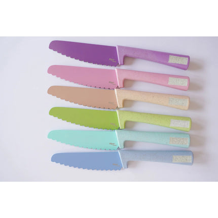SKÅGFÄ KLYV Classic Kidssafe Cuchillo Cornflower
