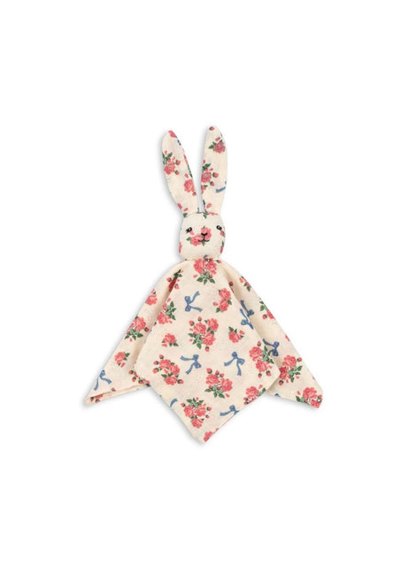 Konges Slojd Knuffeldoekje Sleepy Rabbit Stripe Blue koop je bij Babywinkel