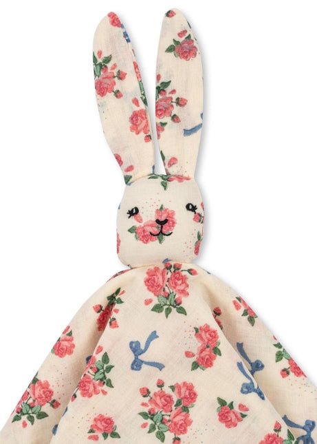 Konges Slojd Knuffeldoekje Sleepy Rabbit Stripe Blue koop je bij Babywinkel