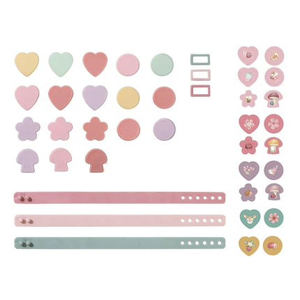 Little Dutch Kit para hacer pulseras Rosa & Friends