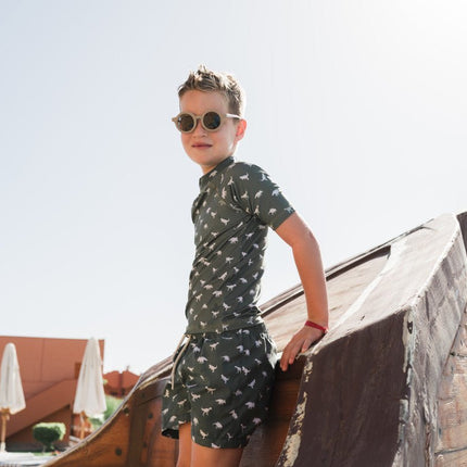 Slipstop UV Shirt Dino Green - Babywinkel - 8683555254207