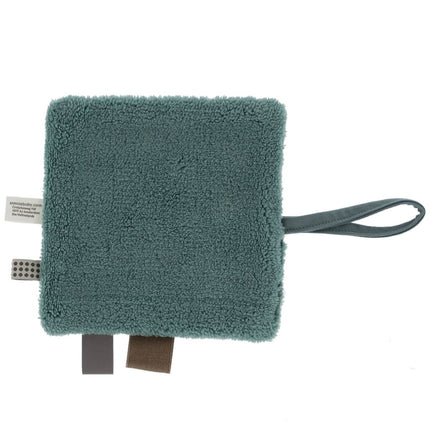 Snoozebaby Giftset Knuffeldoekje en Geboortekaartje Smokey Green - Snoozebaby - Babywinkel - 8719743856936