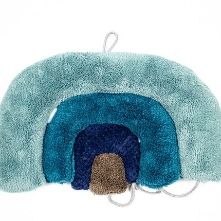 Snoozebaby Knuffeldoekje Regenboog Puzzel Gray Mist - Snoozebaby - Babywinkel - 8719743849709