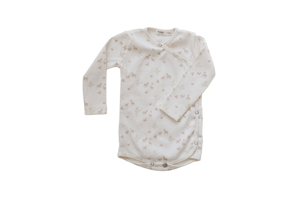 Snoozebaby Romper Peach Blush koop je bij Babywinkel