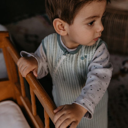 Snoozebaby Slaapzak Baby Mouwloos Smokey Green - Snoozebaby - Babywinkel - 8719743856684
