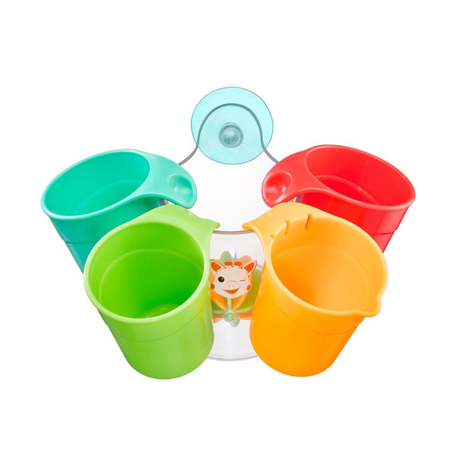 Sophie de Giraf Badspeelgoed Bekers koop je bij Babywinkel