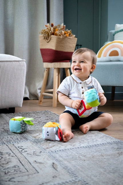 Sophie de Giraf Blokkenset Activiteiten Kubussen koop je bij Babywinkel