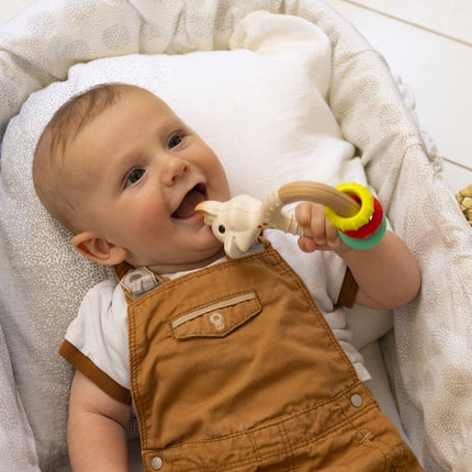 Sophie de Giraf Rammelaar So'Pure Natur'Rings koop je bij Babywinkel