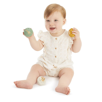 Sophie de Giraf Sensorisch Speelgoed Speelballen met Geluid 3St koop je bij Babywinkel