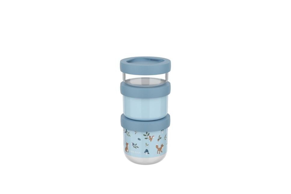 Stapelbare snackbox Mepal Mio 3 - delig - Little Dutch - Forest Friends - Babywinkel - 8720294049548