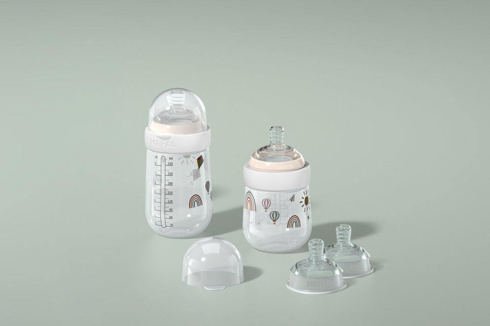 Starterset babyflessen Mepal Mio 4 - delig - Little Goose - Babywinkel - 8720294058038