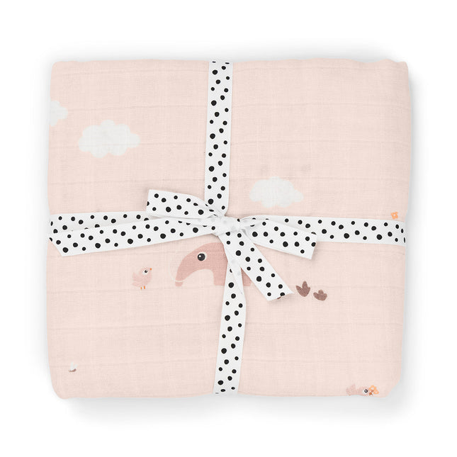 Done by Deer Hydrofiele Doek Playground Roze 120Cm koop je bij Babywinkel