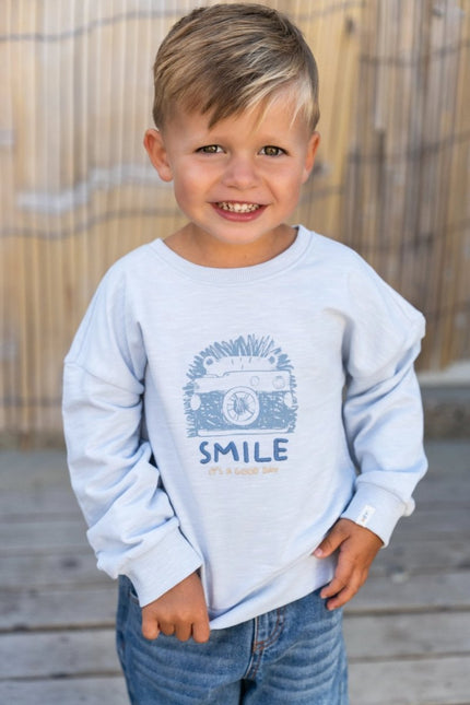 Sweater Light Blue koop je bij Babywinkel