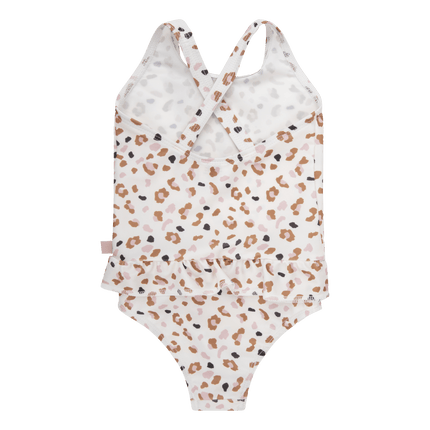 Swim Essentials Badpak Kind Panterprint Off White Kahki - Swim Essentials - Babywinkel - 7432233959955