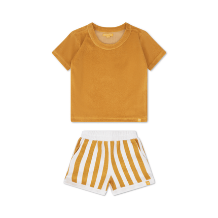 Swim Essentials Kleding Set Terry Cloth Yellow - Swim Essentials - Babywinkel - 7432234231234