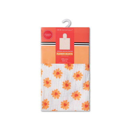 Swim Essentials Luxe Beach Poncho Flower Hearts koop je bij Babywinkel