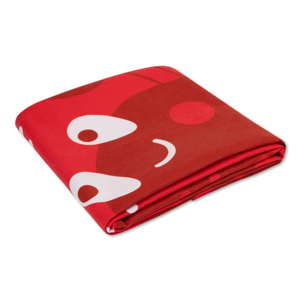 Swim Essentials Oh Crab Red Beach Towel - Babywinkel - 8721197417328