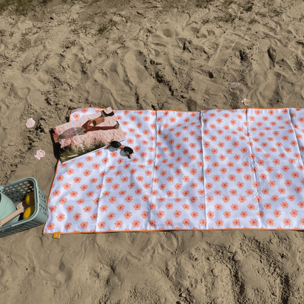 Swim Essentials Strandlaken Luxe Beach Flower Hearts - Babywinkel - 7432234254226