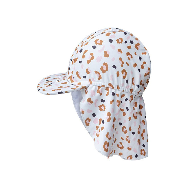 Swim Essentials Zonnehoedje Baby Uv Kaki Leopard Neck Protection koop je bij Babywinkel