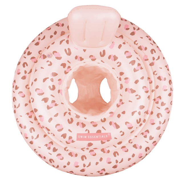 Swim Essentials Zwemband Baby Luipaard Print Roze 0 - 1 Jaar koop je bij Babywinkel