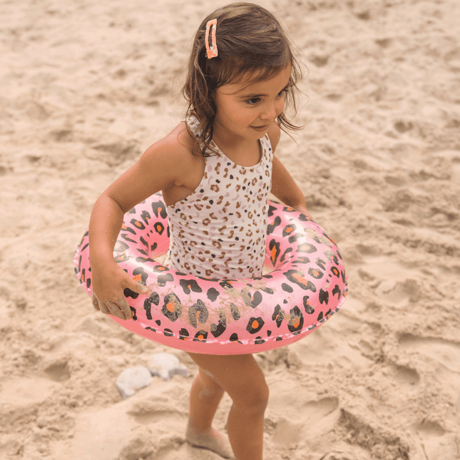 Swim Essentials Zwemband Kind Luipaard Print Roze 55Cm - Swim Essentials - Babywinkel - 7432233952970