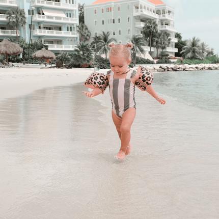 Swim Essentials Zwembandjes Panterprint 0 - 2 Jaar Roze - Swim Essentials - Babywinkel - 7432234134108