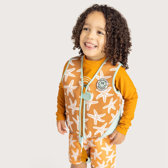 Swim Essentials Zwemvest Sea Star Leopard 3 - 6 Years koop je bij Babywinkel