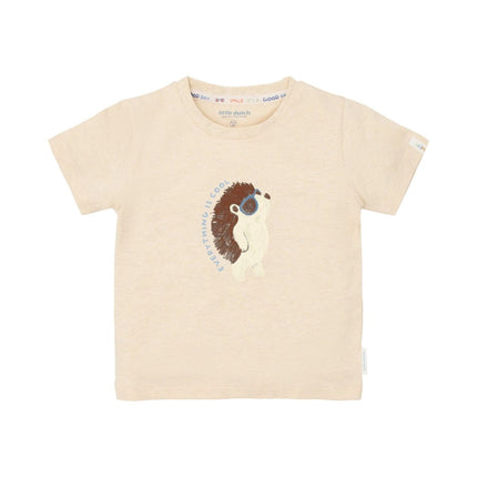 T-shirt korte mouw Biscuit melange koop je bij Babywinkel