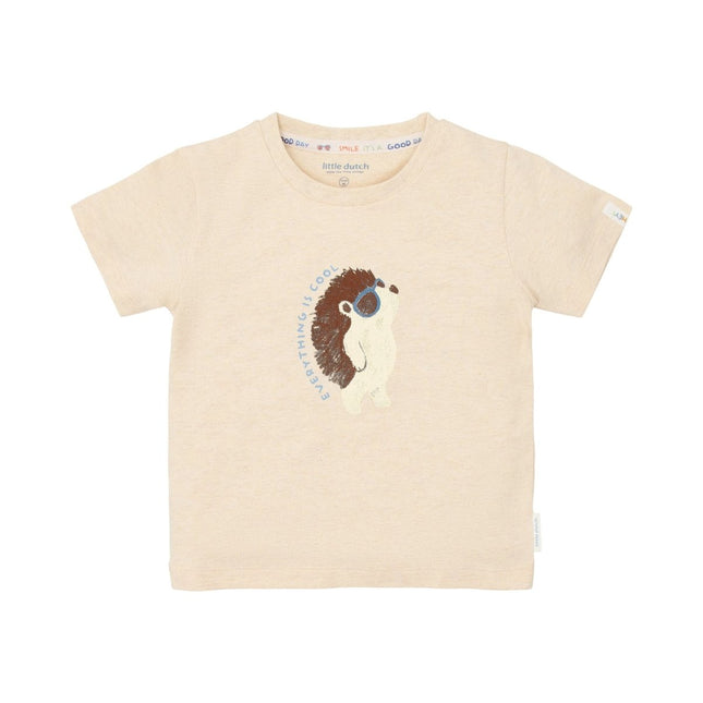 T-shirt korte mouw Biscuit melange koop je bij Babywinkel