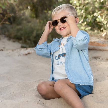 T-shirt korte mouw Creme koop je bij Babywinkel