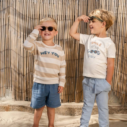 T-shirt korte mouw Creme koop je bij Babywinkel