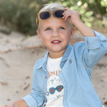 T-shirt korte mouw Creme koop je bij Babywinkel