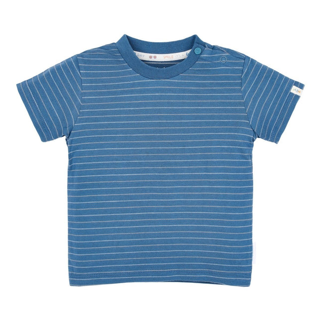 T-shirt korte mouw Indigo stripe koop je bij Babywinkel